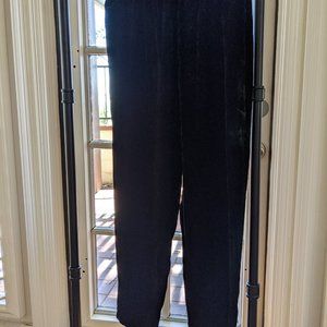 Classic Johnny Was Jade silk and rayon velvet pants (size large)